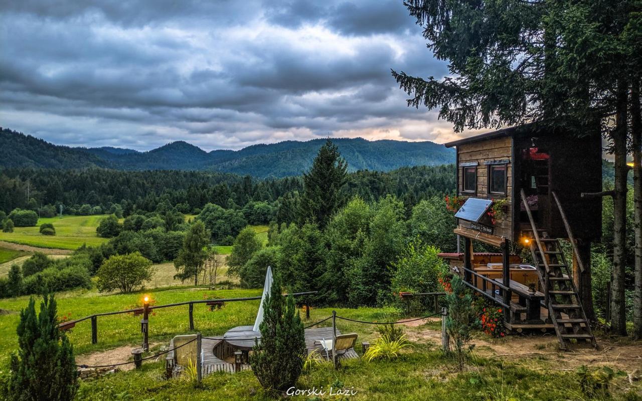 Tree House Gorski Lazi Trsce Dış mekan fotoğraf